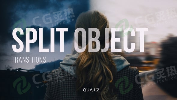 AE模板- 创意图层分离拼贴视频转场过渡效果 Split Object Transitions-CG炙热-本站提供的软件只作学习交流使用，仅供个人研究，请勿用作商业用途。