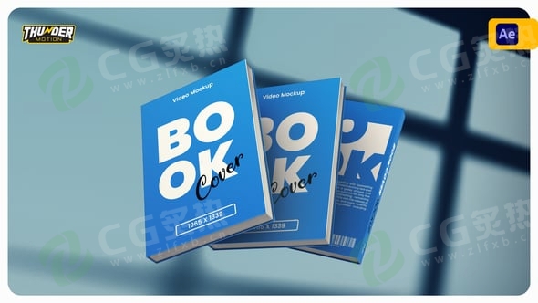 AE模板-简洁书籍封面模型 Clean Book Cover Mockup-CG炙热-本站提供的软件只作学习交流使用，仅供个人研究，请勿用作商业用途。