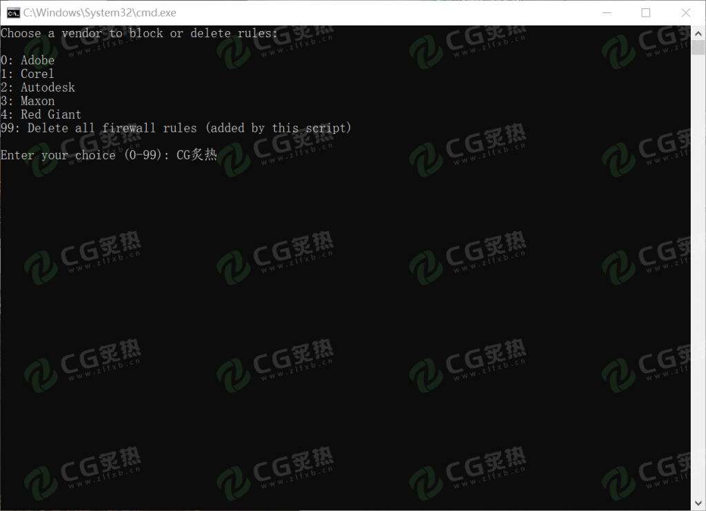 图片[2]-工具：一键防火墙阻止解决软件红色弹窗问题 WinMasterBlockerAdobe-CG炙热-本站提供的软件只作学习交流使用，仅供个人研究，请勿用作商业用途。