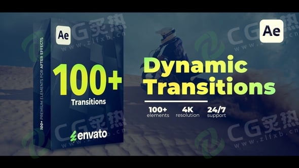 AE模板-创意快速转场过渡动画 Transitions-CG炙热-本站提供的软件只作学习交流使用，仅供个人研究，请勿用作商业用途。