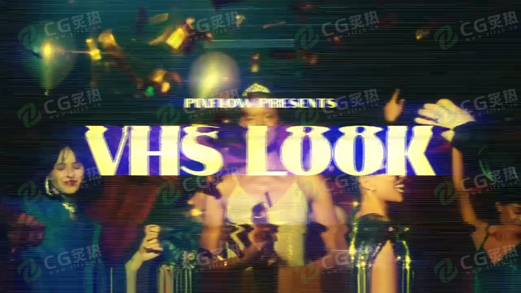 AE模板/视频素材-139种复古电影VHS录像带效果故障转场 Pixflow – VHS Look Tape Effects-CG炙热-本站提供的软件只作学习交流使用，仅供个人研究，请勿用作商业用途。