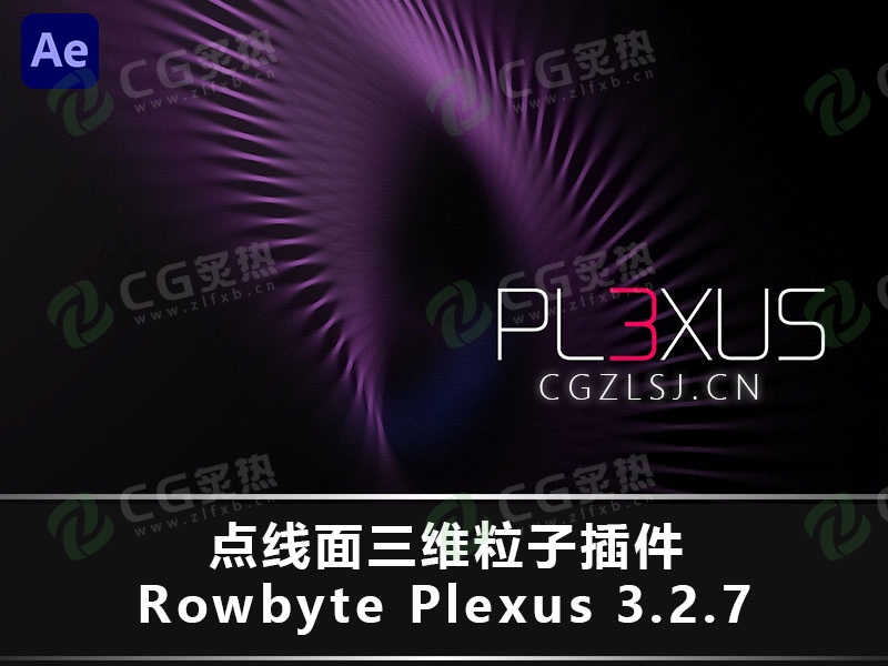 AE插件：Rowbyte Plexus 3.2.7 点线面三维粒子插件(Win&Mac)-CG炙热-本站提供的软件只作学习交流使用，仅供个人研究，请勿用作商业用途。